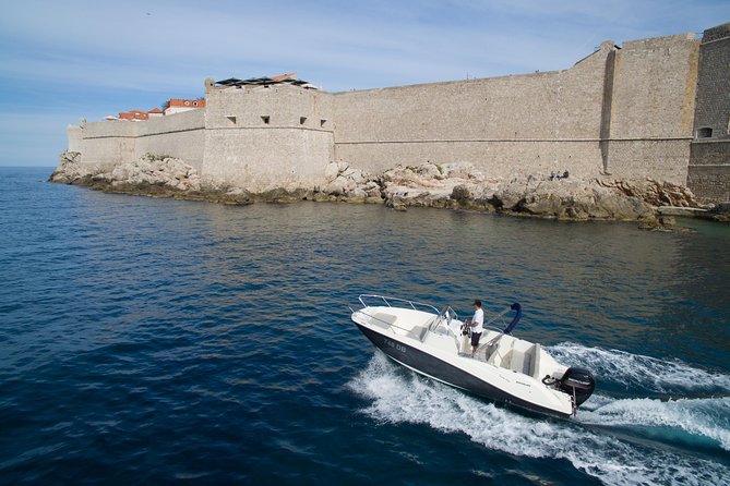 4h trip from Dubrovnik to the Elafiti islands with Quicksilver 675 boat - Skippers and the personal side of the outing