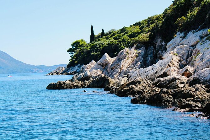 50-minute Panoramic Cruise of Dubrovnik with English Audio Guide - St. Jacob’s Beach beneath the cliffs