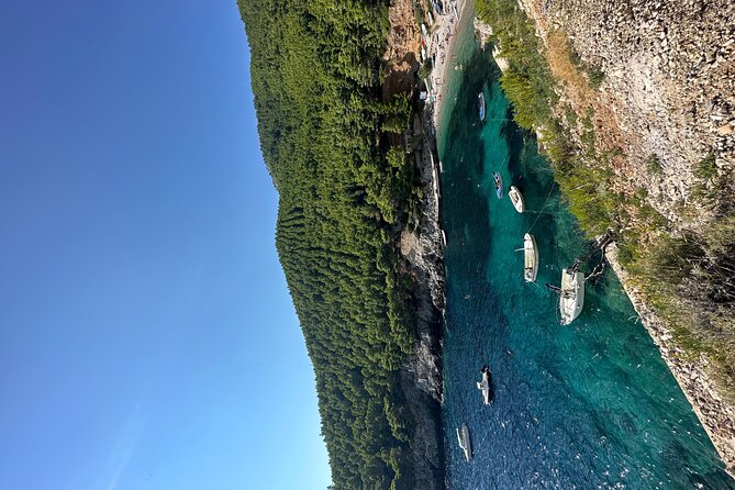 8h from Dubrovnik to the Elafiti islands with Quicksilver 675 boat - Snorkeling without packing a full kit