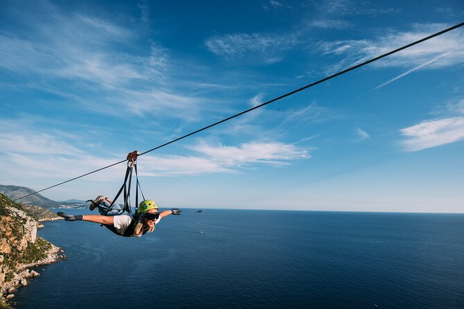 900-Meter Ziplining in Dubrovnik - Flying above Dubrovnik at 100 km/h
