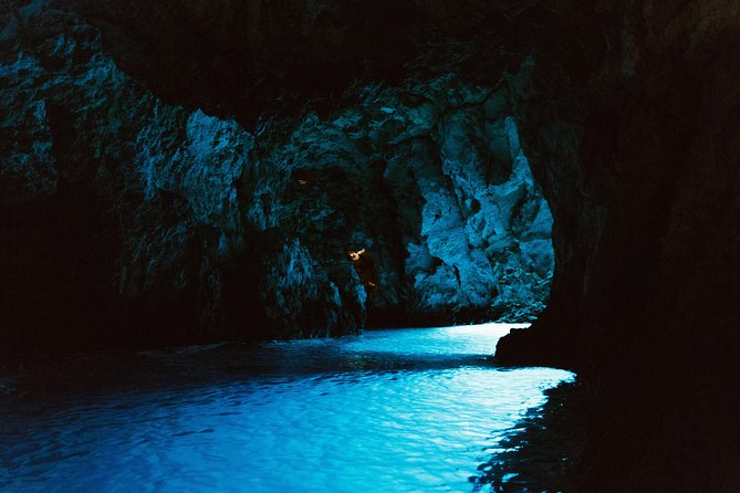 Blue and Green Cave private speed boat tour - Green Cave: Your First Swim Stop