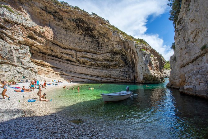 Blue Cave and Hvar Boat Tour: Small-Group from Split or Brac - Stiniva Cove, a quick coastal view