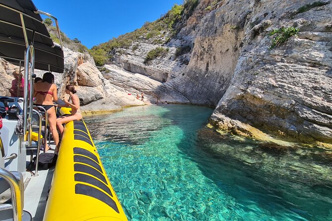 Blue cave & Hvar, 5 islands speed boat tour with unique boats from Split - Budikovac and the long swim stop
