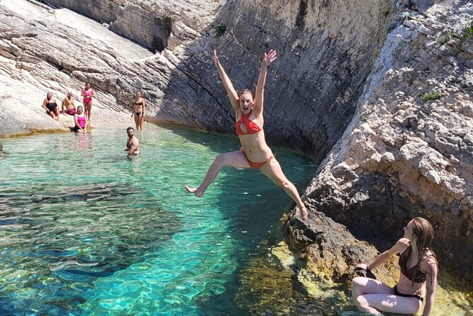 Blue Cave & Hvar, 5 Islands Speedboat with Luxury Seats in Shade - Budikovac Blue Lagoon and the Main Swim