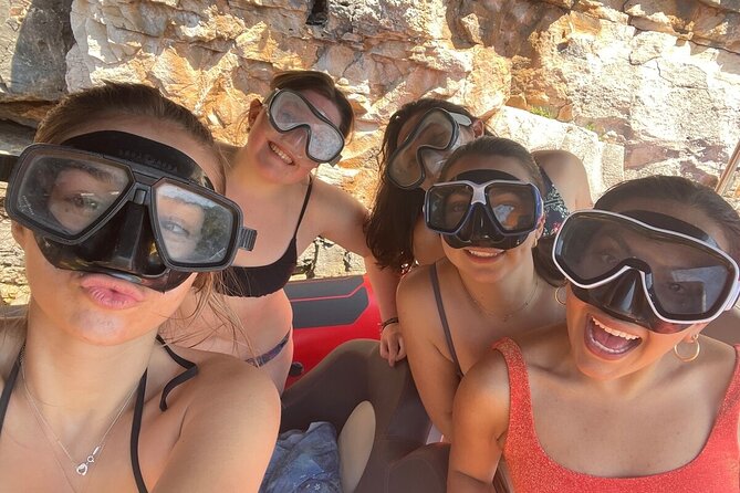 Blue Cave & Hvar, 5 Islands Speedboat with Luxury Seats in Shade - Stiniva Bay From the Water