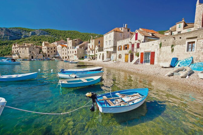 Blue Cave, Hvar, Vis and Pakleni Islands Group Speedboat Tour - Hvar Town gives you 1 hour and 45 minutes