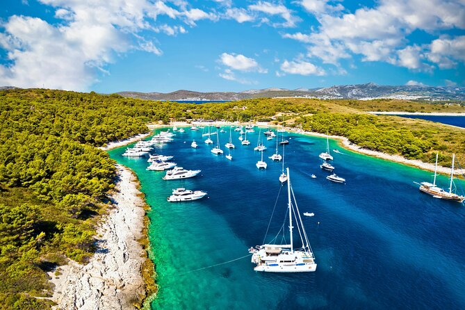Blue Cave, Hvar, Vis and Pakleni Islands Group Speedboat Tour - Swimming near the Pakleni Islands