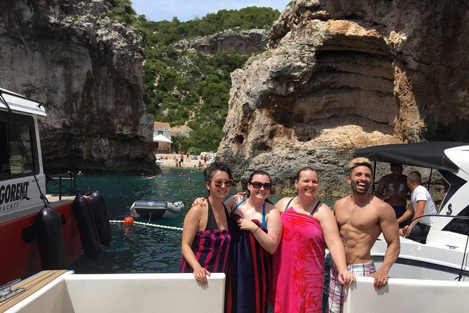 Blue Cave, Komiža, Stiniva Bay, Budikovac, Hvar Split Island Boat Tour - Stiniva Bay is a quick look at a dramatic cove