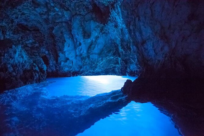 Blue Cave & Vis Island speedboat tour from Hvar - Budikovac Island and its clear blue lagoon