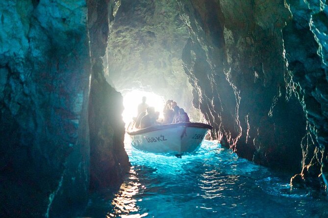 Blue & Green Cave Vis Island and Pakleni Islands Private Day Trip from Hvar - Budikovac Island gives you an easy first swim