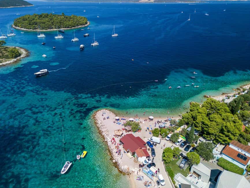 Blue Lagoon & Šolta Small-Group Boat Tour from Split - Branac Bay on Čiovo for the final swim