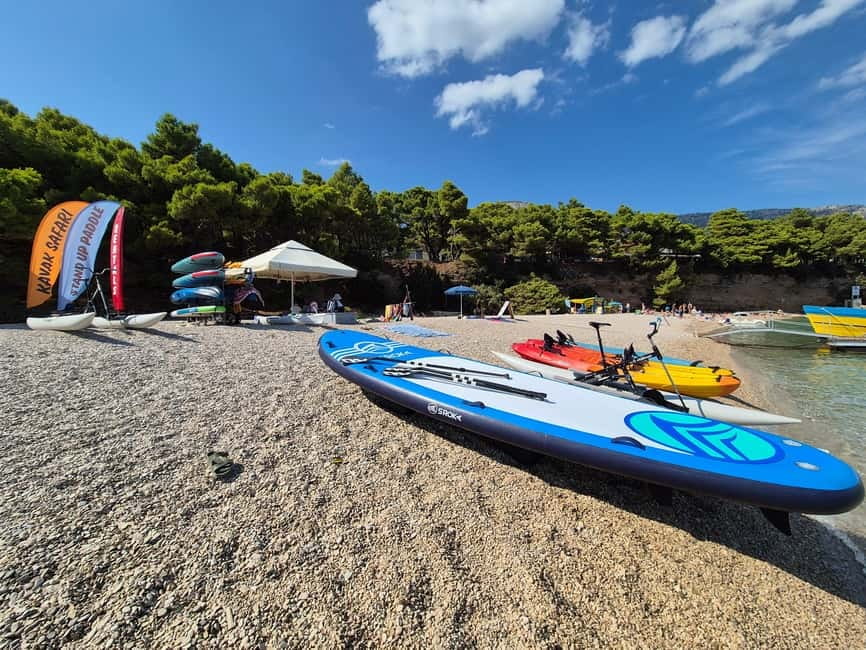 Bol: Zlatni Rat Beach Stand Up Paddle Board Rental - Why Zlatni Rat works so well from a paddleboard