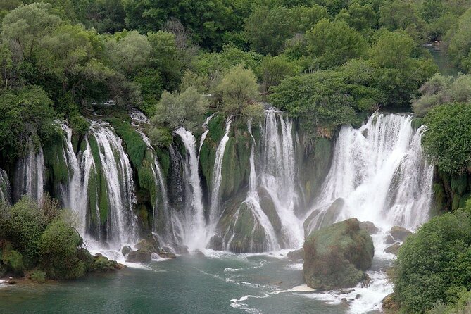 Bosnia Day Trip: Mostar and Kravice Waterfalls by Luxury Minibus - Kravice Waterfalls: beautiful, brief, and sometimes crowded