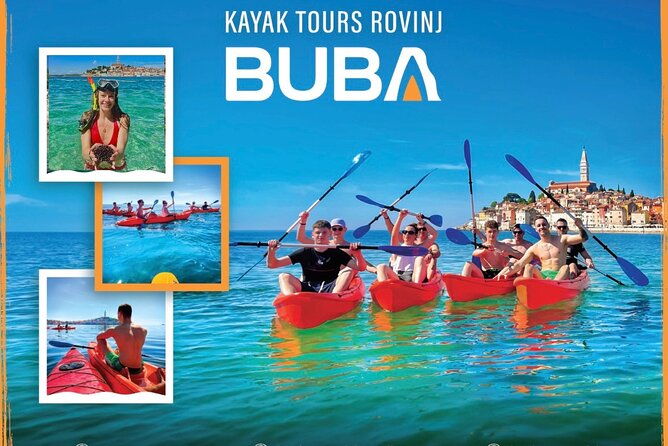 BUBA-Kayak Tours Rovinj FREE-drinks,pictures,snorkeling equipment - Katarina Island: swim, snorkel, and slow down