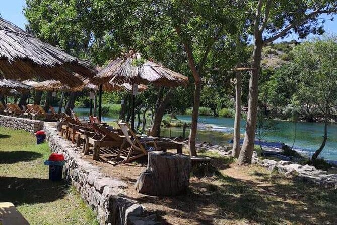 Canoe safari adventures at Zrmanja river day tour - Paddling through the river scenery