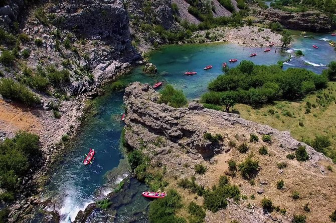 Canoe safari / rafting on river Zrmanja - What happens from the 10:00 start