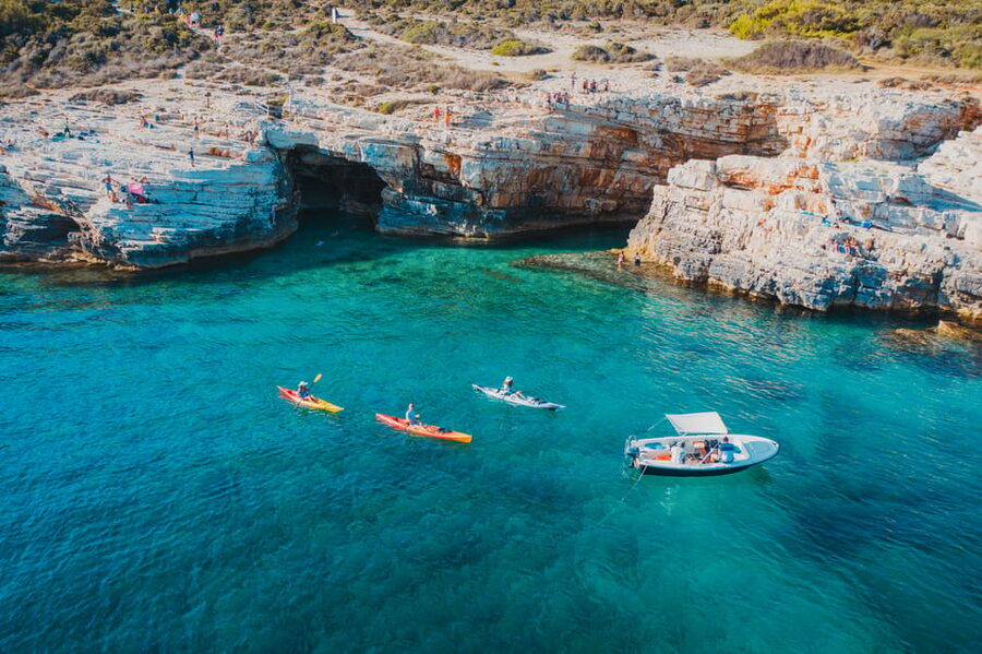 Cape Kamenjak: Cave and Safari Experience by Kayak - The return paddle and the real cost of the tour