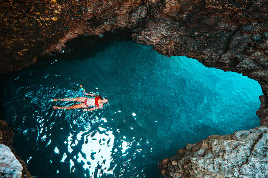 Cape Kamenjak: Kayak Tour with Cave Experience - What the three-and-a-half-hour route feels like
