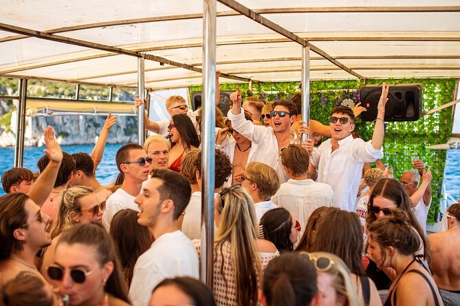 Captain’s Boat Party Split–Blue Lagoon Swim Stop + Free Shots &DJ - What the $34.76 price really covers