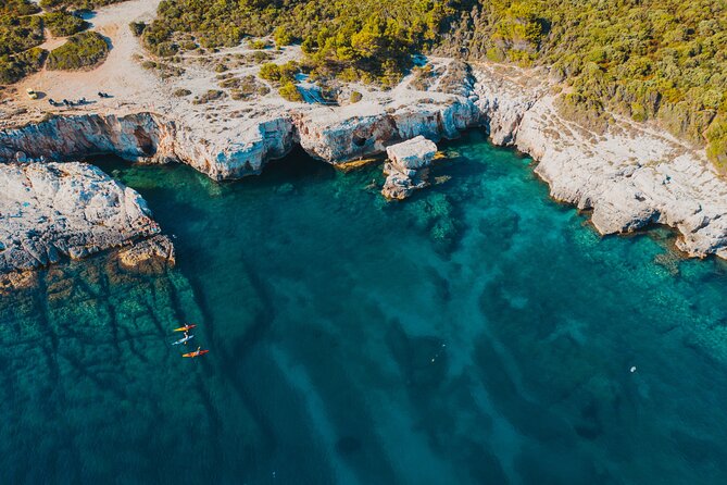 Cave Adventure near Pula by Kayak - Snorkeling in the turquoise cave pool