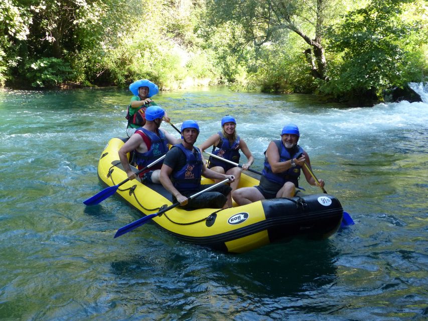 Cetina River: Rafting and Cliff Jumping Tour - Swimming stops in clear, cold water