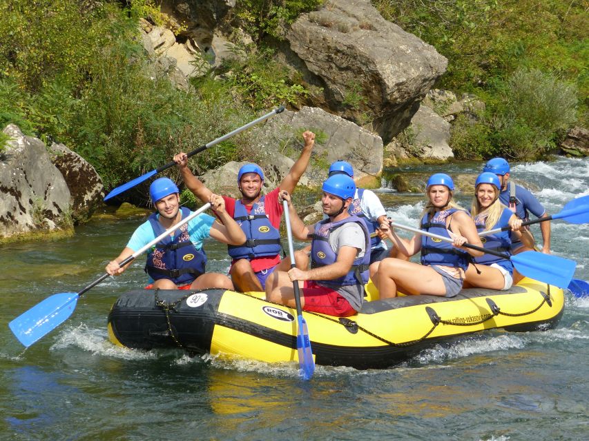 Cetina River: Rafting and Cliff Jumping Tour - Cliff jumping from up to 5 meters