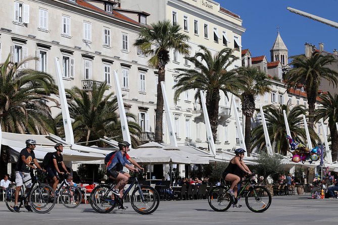 City Bike Tour of Split - The National Theatre, fish market, and old fortifications