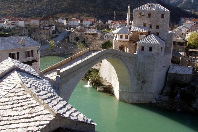 Day trip to Mostar from Dubrovnik - Entering Mostar through the Old Bridge area