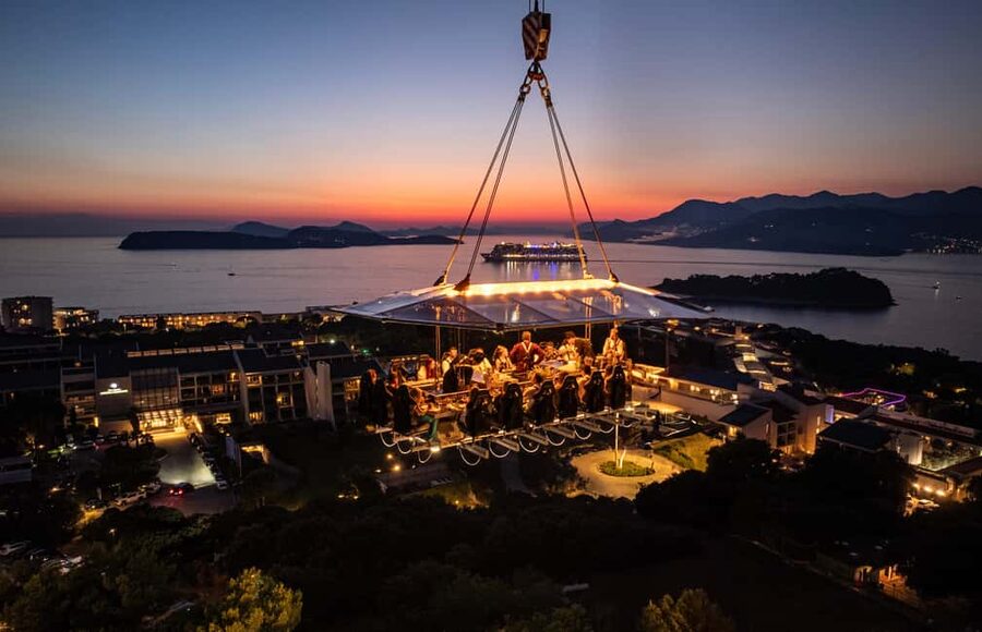 Dinner in the Sky Dubrovnik - Key points at a glance
