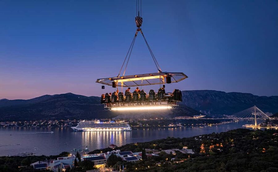 Dinner in the Sky Dubrovnik - Is the view worth the $137 price?