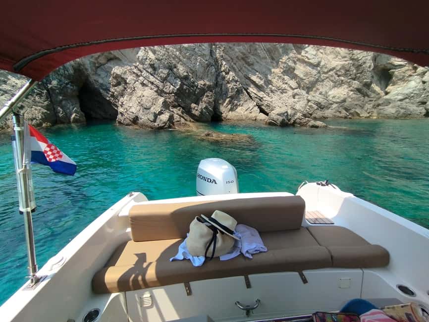 Dubrovnik: All-inclusive Islands and Caves Private Boat Tour - Šipan and Suđurađ bring a slower harbor stop