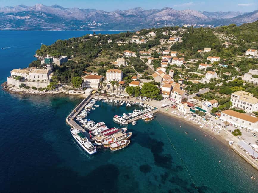 Dubrovnik: Best of the Elaphites by Catamaran - Lopud from 13:00, beach time with a tradeoff