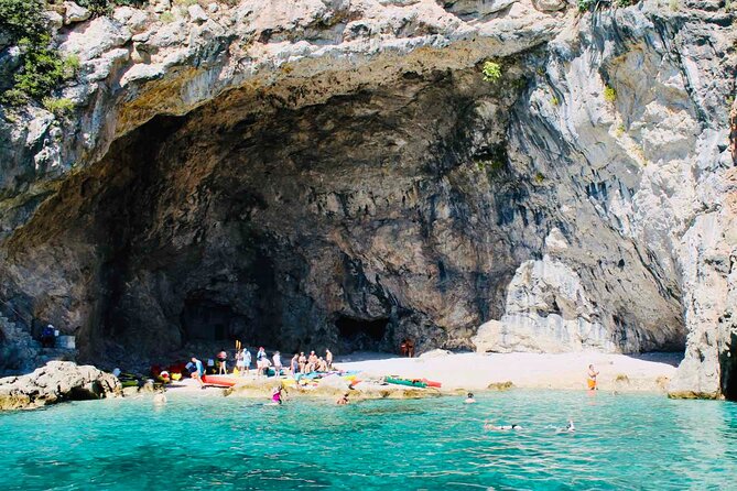 Dubrovnik Boat Tour: Lokrum Island, Betina Cave & St.Jacobs Beach - A sea-level view of Dubrovnik’s old walls