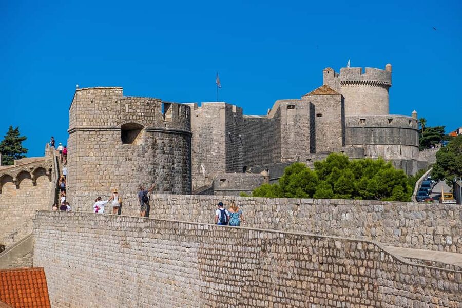 Dubrovnik: City Walls, Old Town Walking Tour & Adriatic View - St. Saviour Church, the cathedral, and the Jesuit Stairs