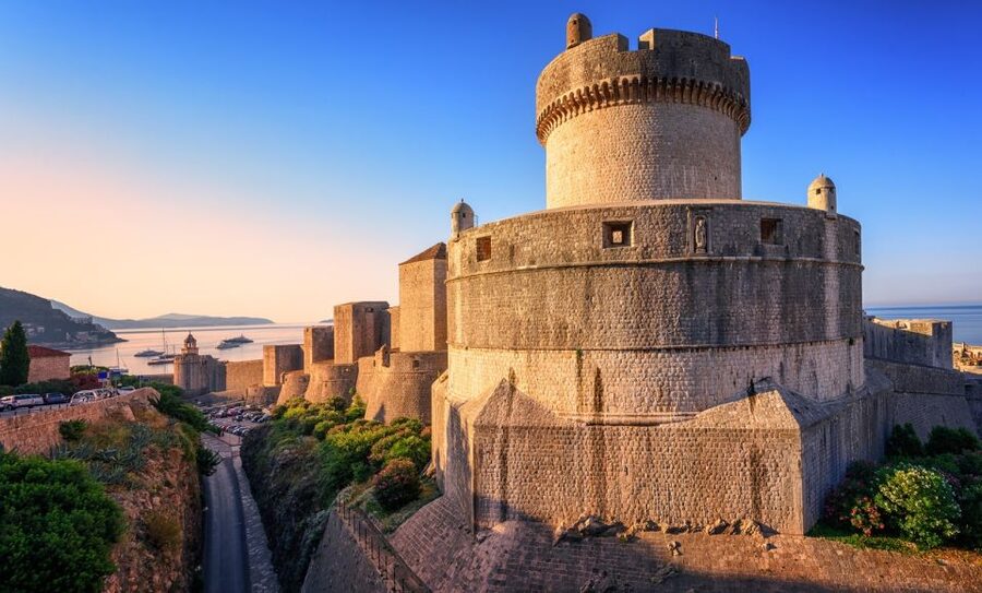 Dubrovnik City Walls Walking Tour - St. John’s Fortress, Bokar Fortress, and the harbor view