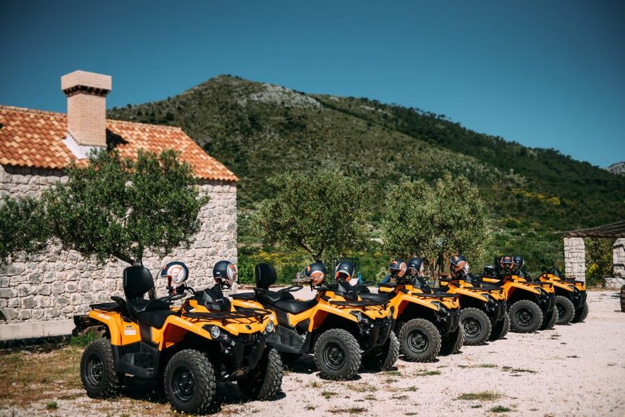 Dubrovnik: Countryside Guided ATV Adventure with Brunch - Brunch at Koraćevo with ham, cheese, and local drinks