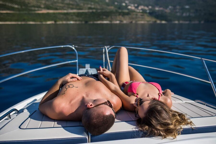 Dubrovnik: Elaphite Islands Private Speedboat Full-Day Tour - First stop at Lopud’s sandy Šunj Beach