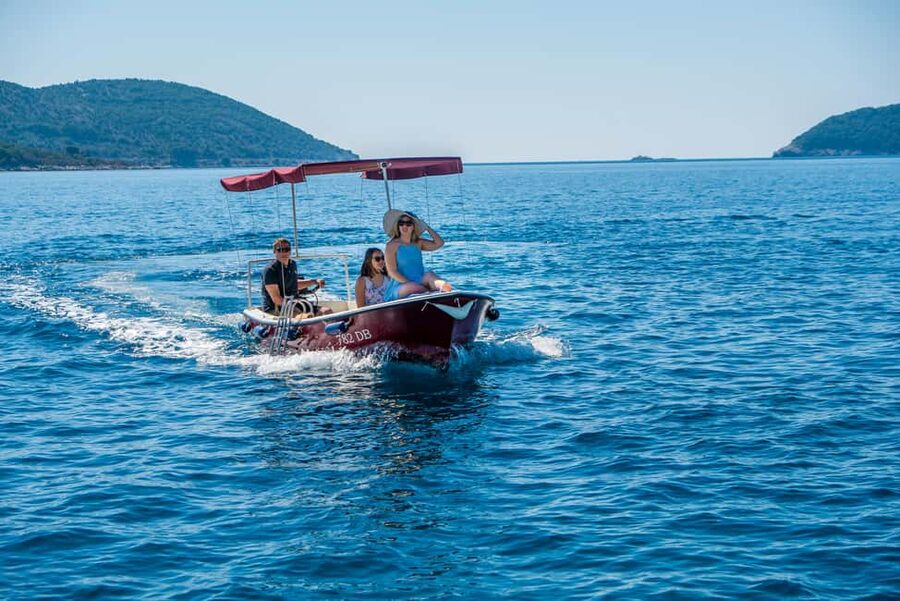 Dubrovnik: Elaphiti Islands Boat Rental - The Blue Cave and the cliff jump