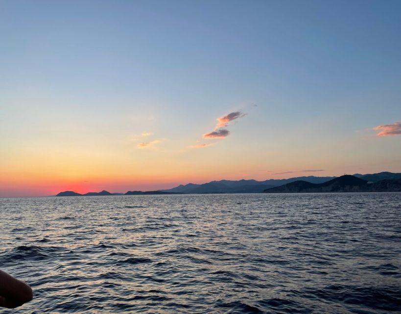 Dubrovnik: Golden Hour Sunset Cruise - The City Walls from the seaside