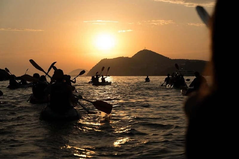 Dubrovnik: Guided Sunset Sea Kayaking with Snacks and Wine - Pile Gate to the city walls