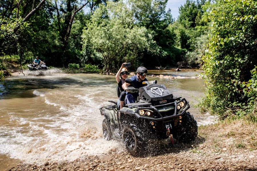 Dubrovnik: Kojan Koral ATV Quad Safari with transport - The second ride brings rocks and coastal views