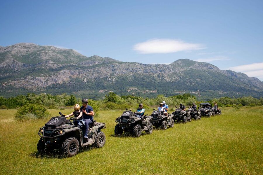 Dubrovnik: Kojan Koral ATV Quad Safari with transport - Wine, fruit, and a relaxed finish