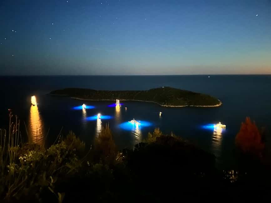 Dubrovnik Night Drive: Lights of the Adriatic - Climbing toward Bosanka village