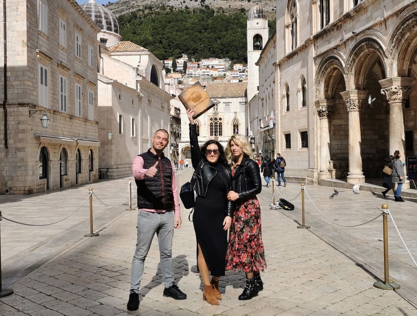 Dubrovnik: Old Town History Outdoor Escape Game - A wooden book at Rector’s Palace