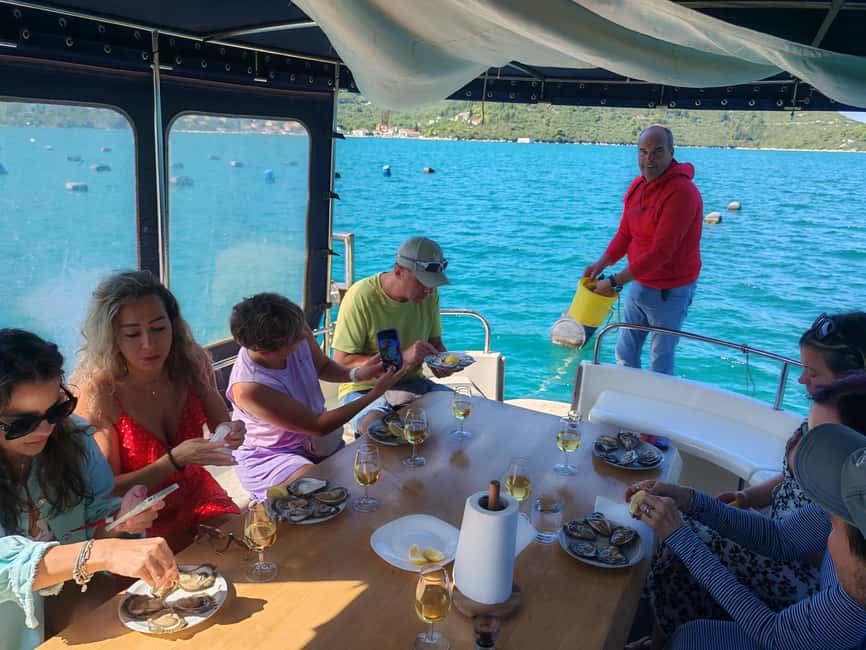 Dubrovnik: Oyster, Mussles, and Wine Tasting Tour in Ston - Cruising through Little Ston Bay