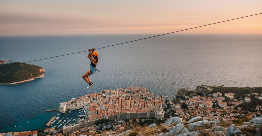 Dubrovnik: Panorama Zipline Tour - Safety training before the main lines