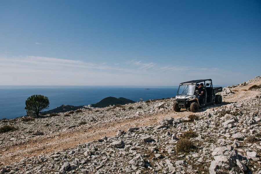 Dubrovnik: Private Panoramic Half-Day Buggy Tour with Brunch - The Zaton viewpoint and the open sea