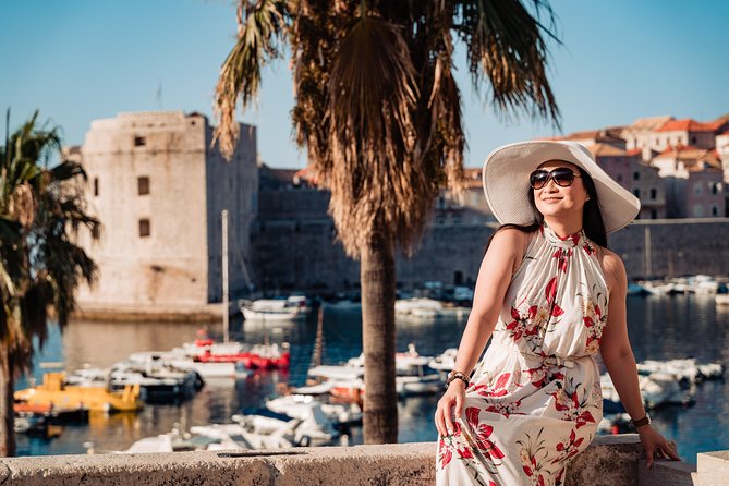 Dubrovnik Private Photoshoot with Local Professional Photographer - West Harbour for a change of mood
