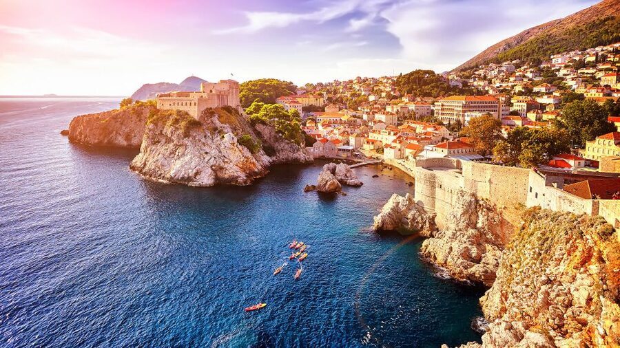 Dubrovnik: Sea Kayaking Half-Day Tour - Paddling toward Lokrum Island