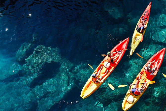 Dubrovnik: Sea Kayaking & Snorkeling Tour - Betina Cave and the rocky beach stop